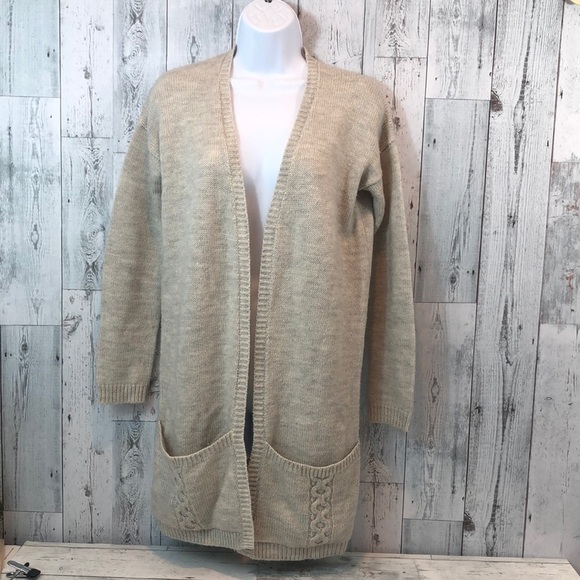 Elodie Open Front Long Cardigan Small - Picture 1 of 8